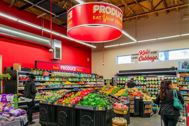 Grocery Outlet is where residents of Richardson Village can find groceries.