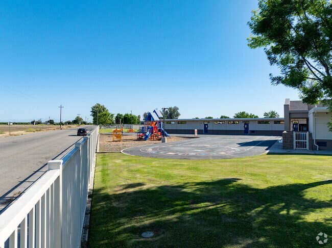 Your kids will enjoy the playground at Teresa Burke Elementary School.