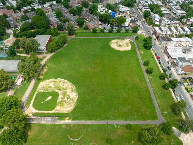 Harding Middle School has various fields for their students to use for sporting activites.