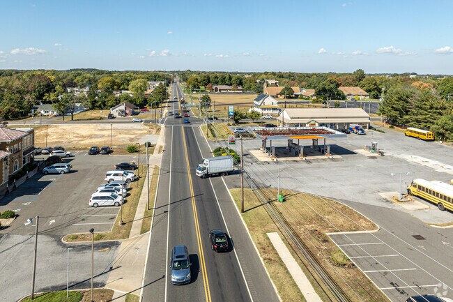 Rt 49, or Shiloh Pike, is the main commercial corridor through Hopewell Township.