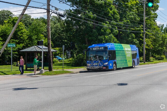 The Green Mountain Transit bus is a convenient way to explore all parts of Burlington.