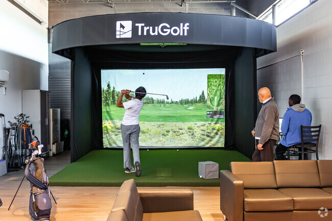 Golf lovers of Fredericktowne village rejoice, The YMCA now has a virtual golf simulator.
