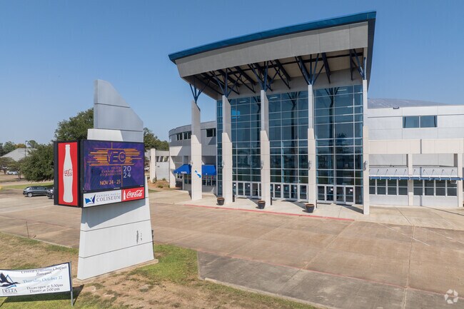 The Rapides Parish Coliseum is the main attraction and hosts games and events.