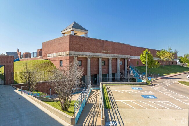 Unique school design brings safety to the students of Eugene Fields Elementary.