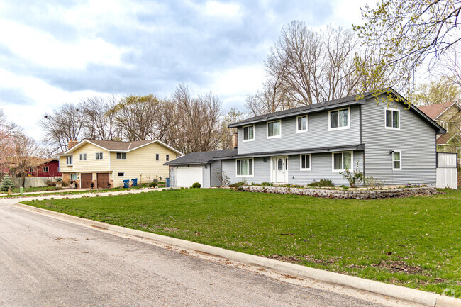 A spacious two-story home offers plenty of room in the Kohlman Lake neighborhood.
