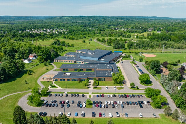 Solvay Middle School as 438 students in grades 5-8 in 2024.