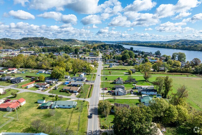 Homes line Jefferson Street as it runs through the Burlington neighborhood.