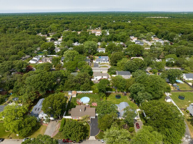 Most homes boast lush yard space in Medford.