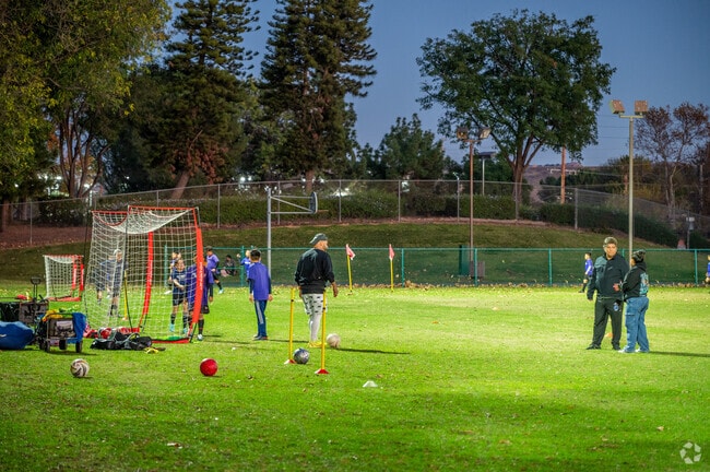 The Rancho Simi Community Park in Simi Valley has open fields for sports and recreation.