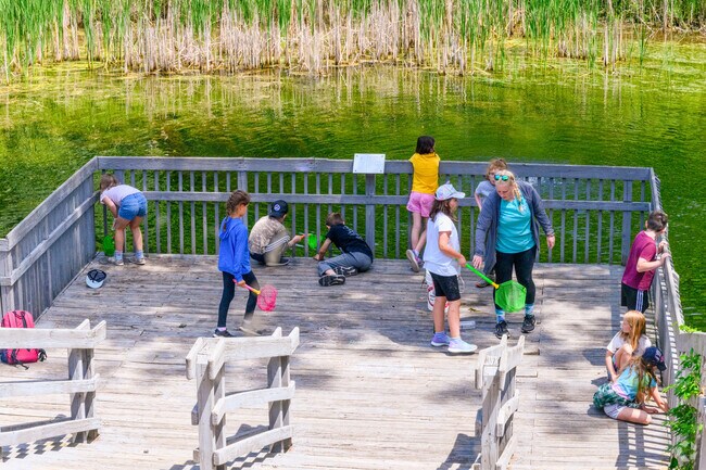 One of Lansing's many amenities, the Fenner Nature Center has an interpretive center for youth.