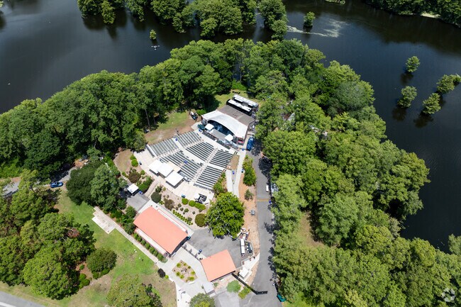 The Hugh Morton Amphitheater is right along the river in Greenfield.