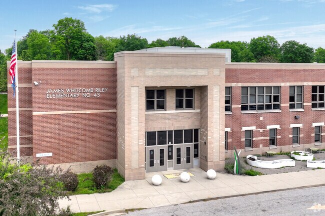 James Whitcomb Riley School 43 fosters a safe and nurturing learning environment.