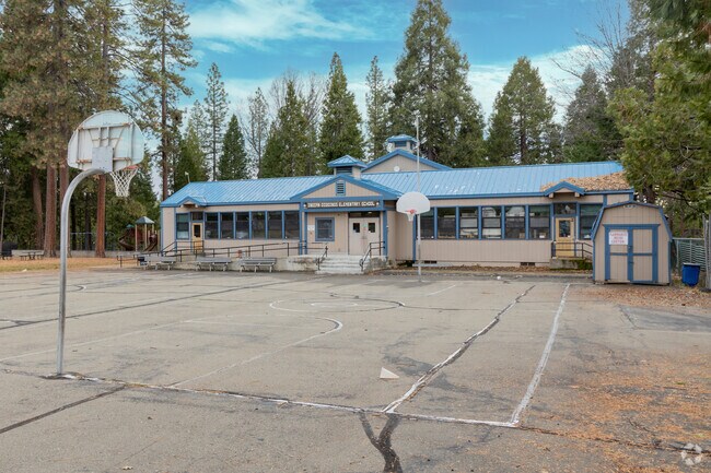 Indian Diggings Elementary School is in a rural setting.