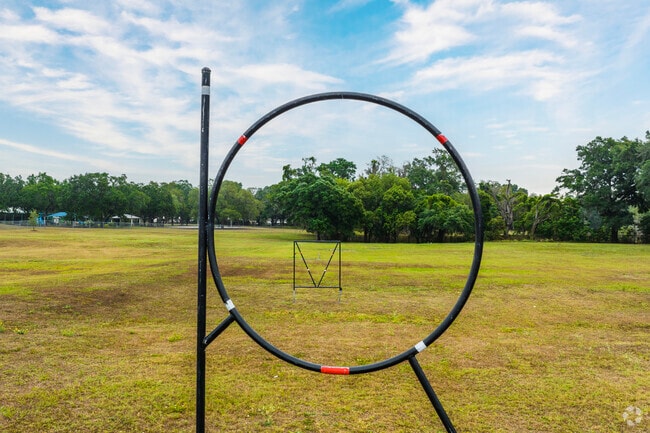 Drone enthusiasts will enjoy the obstacles at the drone park in Mango, FL.