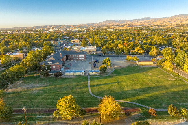 An overview of Garfield Elementary School.