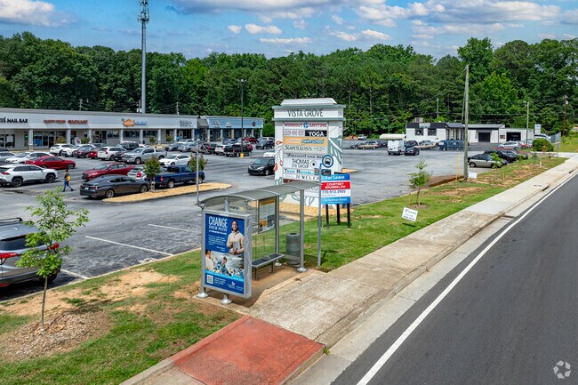 Catch the MARTA Bus lines at one of several bus stops around the Sagamore Hills neighborhood.