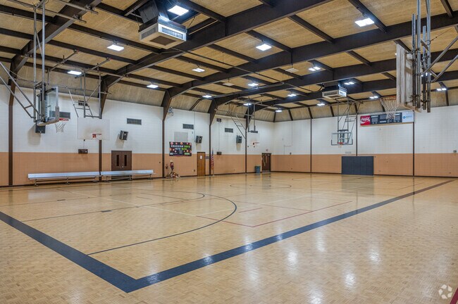 May Park Community Center is home to an indoor basketball court in Olde Town-Pinched Gut.