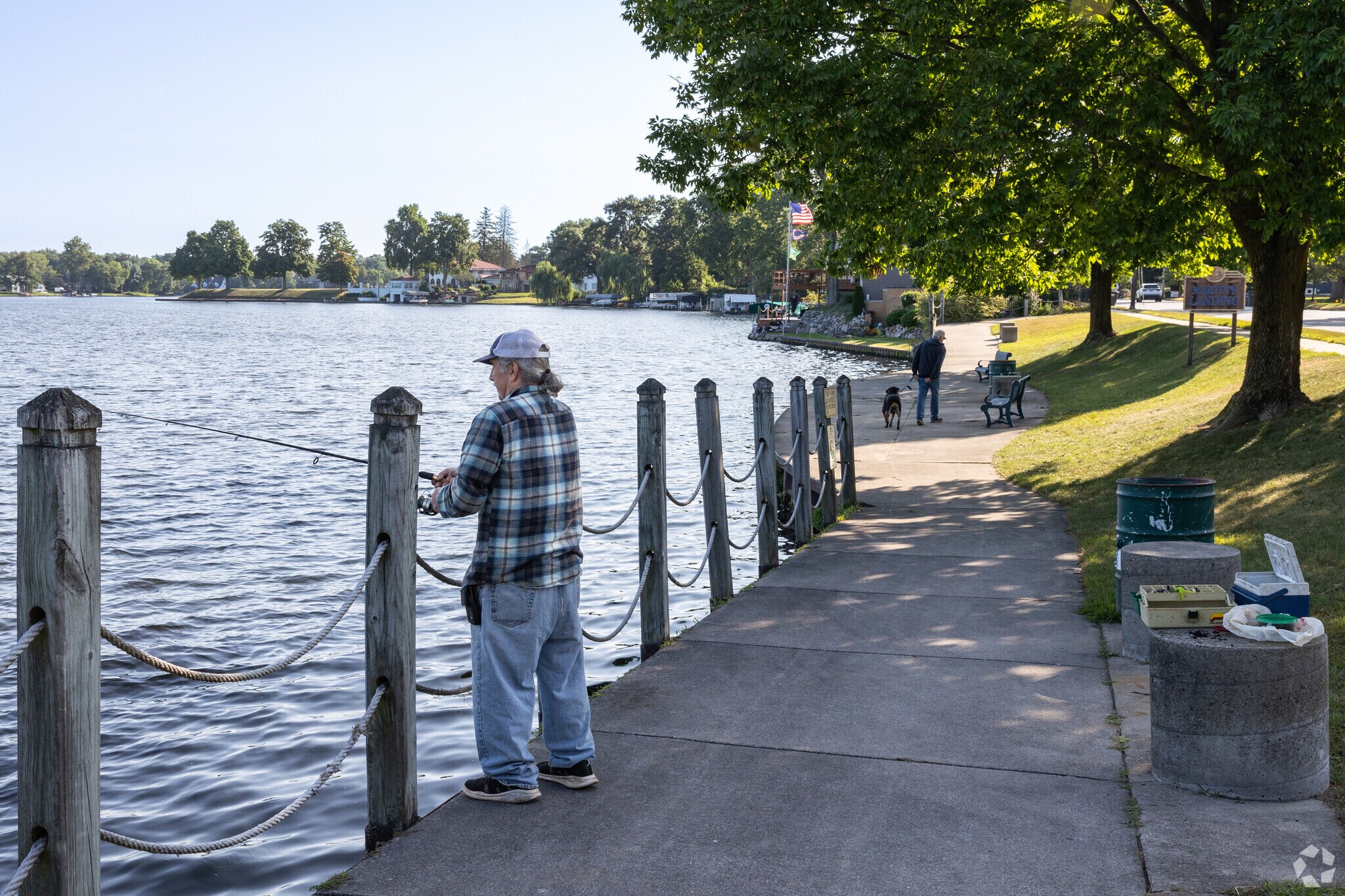 Recreational activities like fishing and boating are easily accessible in Riverview East.