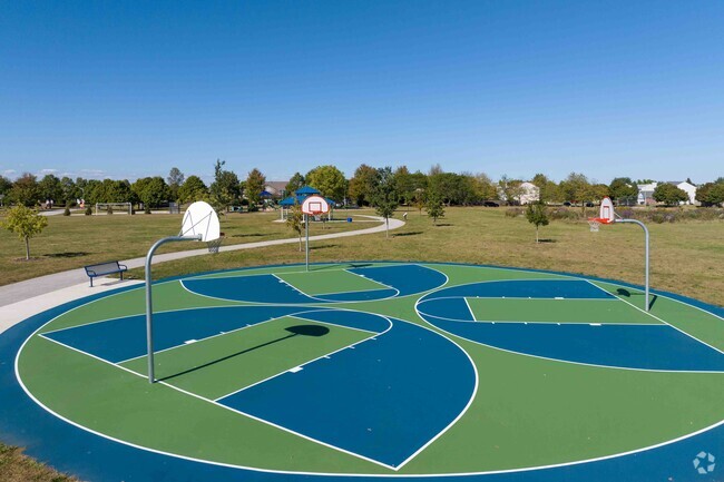 Residents of Augusta Village can play basketball at  Century Park.