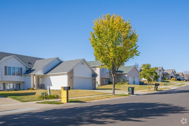 A row of homes in the Wedgewood Hills neighborhood.