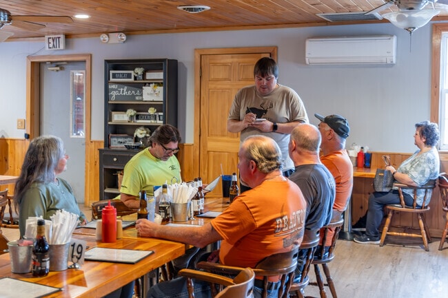 Franklin locals can grab a bite at the Angus Inn.