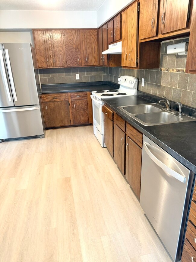 New stainless steel appliances