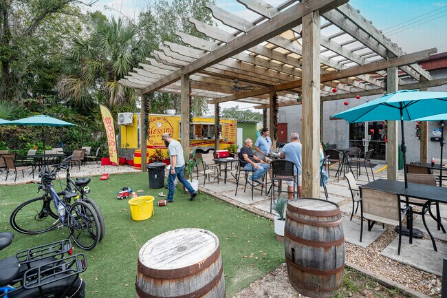 Enjoy some tacos, beer and outdoor entertainment on King Street in West Augustine.