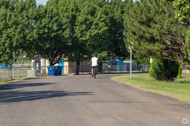 Enjoy a bike ride in Park City along the quiet tree-lined streets.