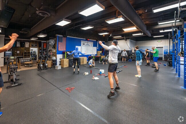 Join a workout group at University Place Crossfit in Fircrest.
