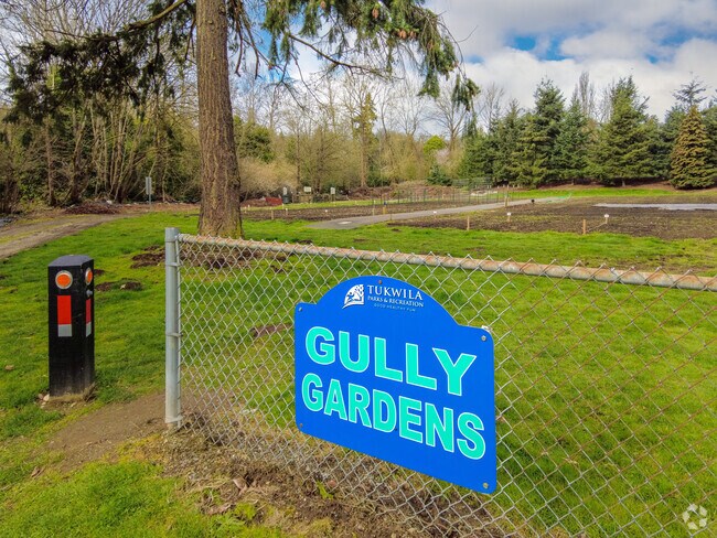 The Gully Gardens sign.