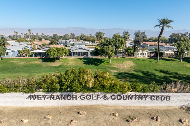Ivey Ranch Country Club in Thousand Palms is a stunning gated community featuring golf courses.