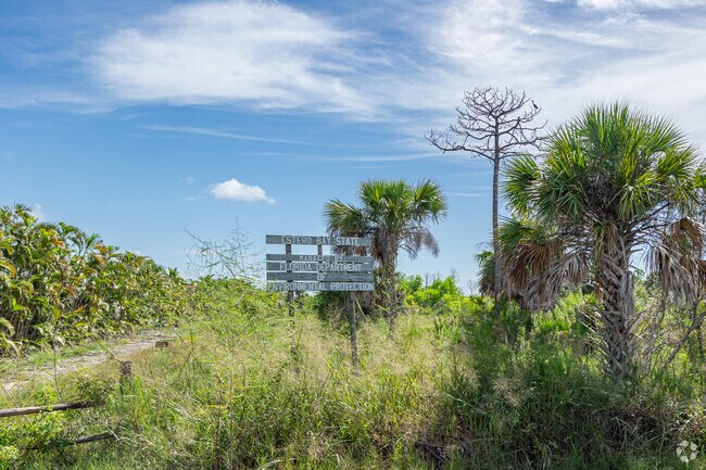 Ester Bay Preserve State Park in Crown Colony is a large natural wetland with wildlife.