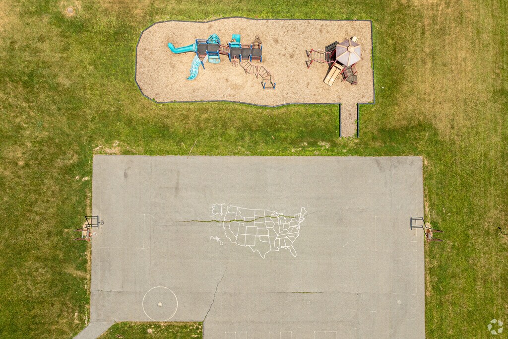 Plenty of activity area means healthy play choices for Freemansburg Elementary students.