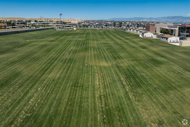 Sunset Ridge Middle School’s multi use field has mountain views.
