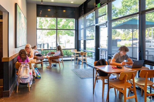Starbucks in Fisher’s Creek is a popular study and coffee spot.