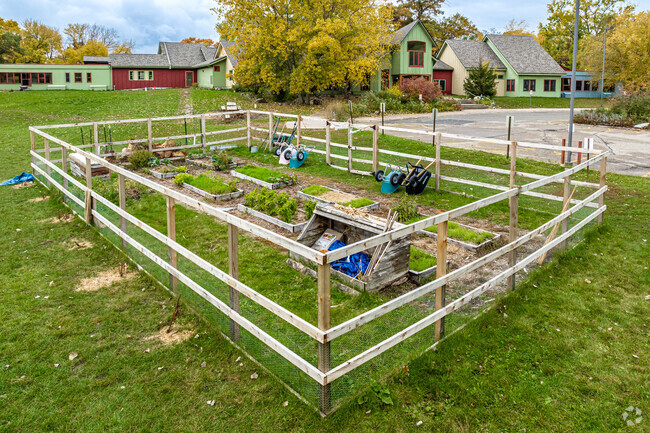 Students at Minnesota Waldorf School get to garden as part of the educational experience.