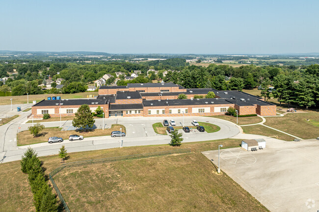 New Salem Elementary sits on a large, open campus in a suburban community.