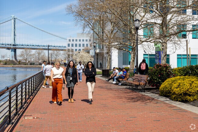 Take a walk at the Waterfront in Camden and enjoy the river views.
