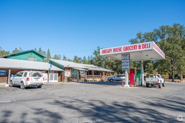 Oregon House Grocery & Deli in Dobbins has groceries and gasoline available.