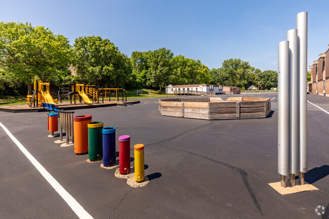 Pearson Elementary has a large blacktop playground for students to enjoy in Riverview.