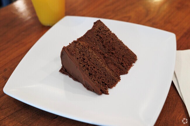 Classic chocolate cake from Magelby’s Fresh in Rock Canyon is known as the best cake in Utah.