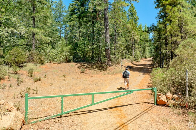 Enjoy a hike through the mountains on private trails in Cohasset.