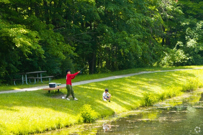 Go fishing with friends and family at Eagle Creek Park.