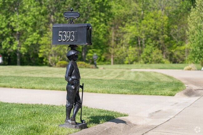 Residents of Idle Creek Golf Community show off their love for the game with quirky mailboxes.
