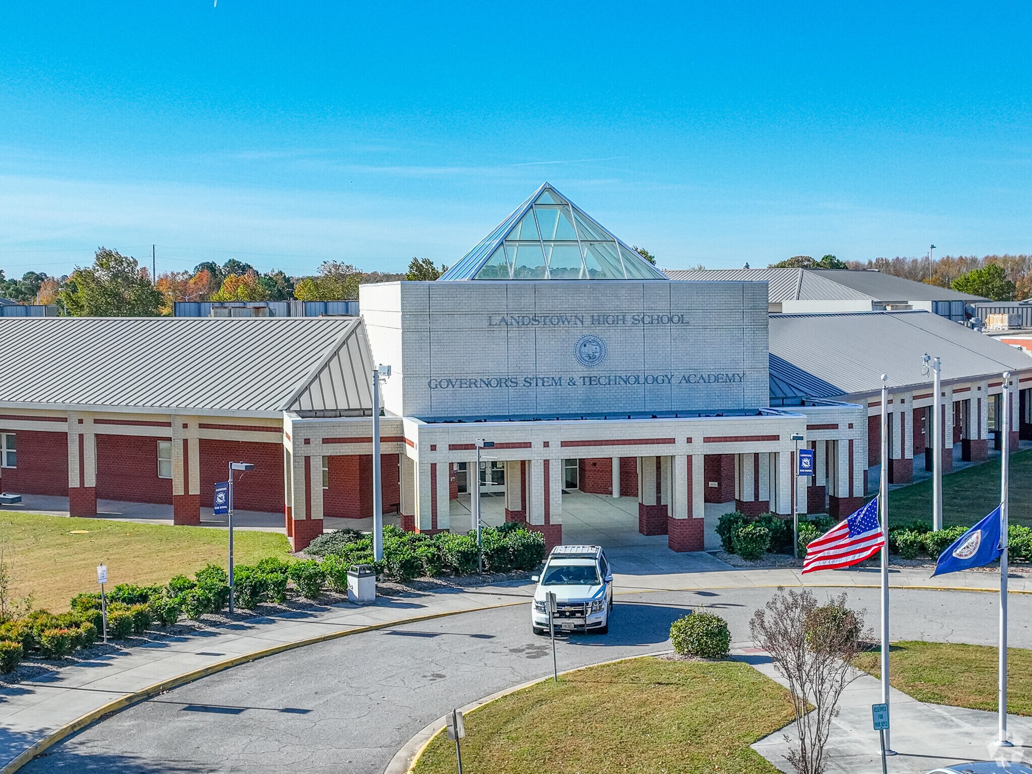 Landstown High School serves over 2,000 students.