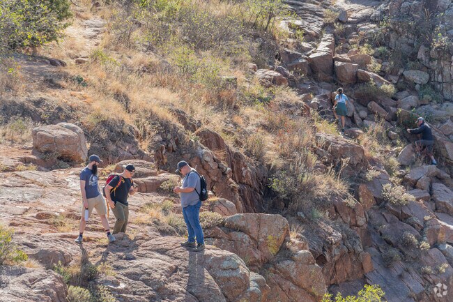 The Wichita Mountains offer Hunter Hills residents an easy spot to have a walk in the nature.