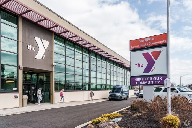 The Fairless Hills YMCA is a popular fitness destination for Birch Valley folks looking for a workout any time of year.