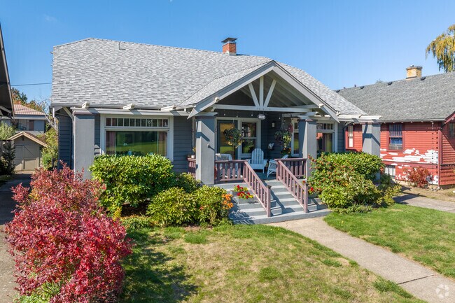 Classic bungalow homes are common in the South Central neighborhood.