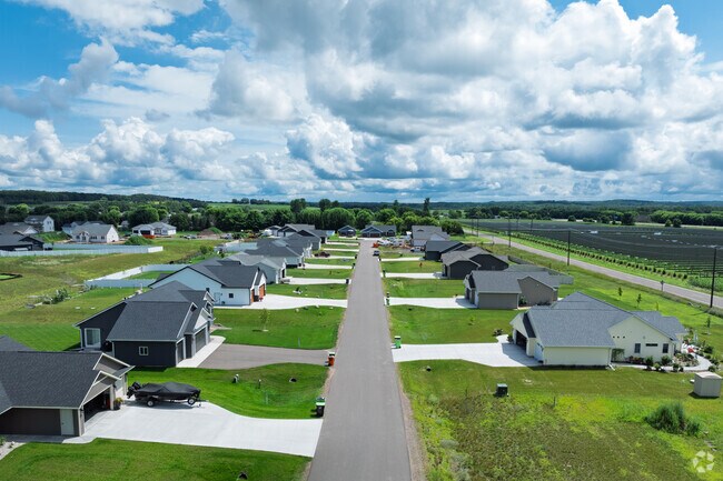 Lake Hallie has wide open spaces and lots for new homes.