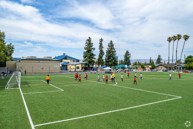 Sign the kids up for the soccer league at Biebrach Park.